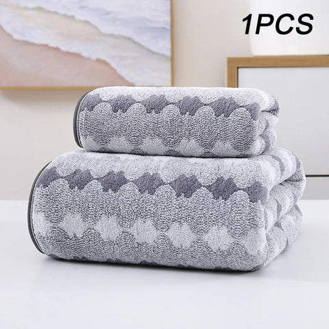 Thickening High quality bamboo charcoal coral velvet fiber bath towel Super Absorbent And Quick Drying Bath Towel Bathroom Use