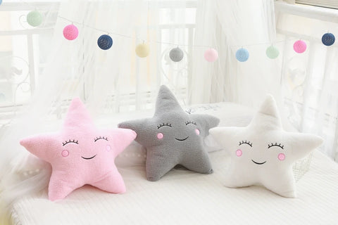 Hot Stuffed Cloud Moon Star Raindrop Plush Pillow Soft Cushion Toys For Children Baby Kids Girl Christmas Gift Room Car Decor