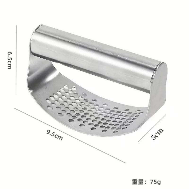 Stainless Steel Garlic Press Crusher Manual Garlic Mincer Chopping Garlic Tool Fruit Vegetable Tools Kitchen Accessories Gadget
