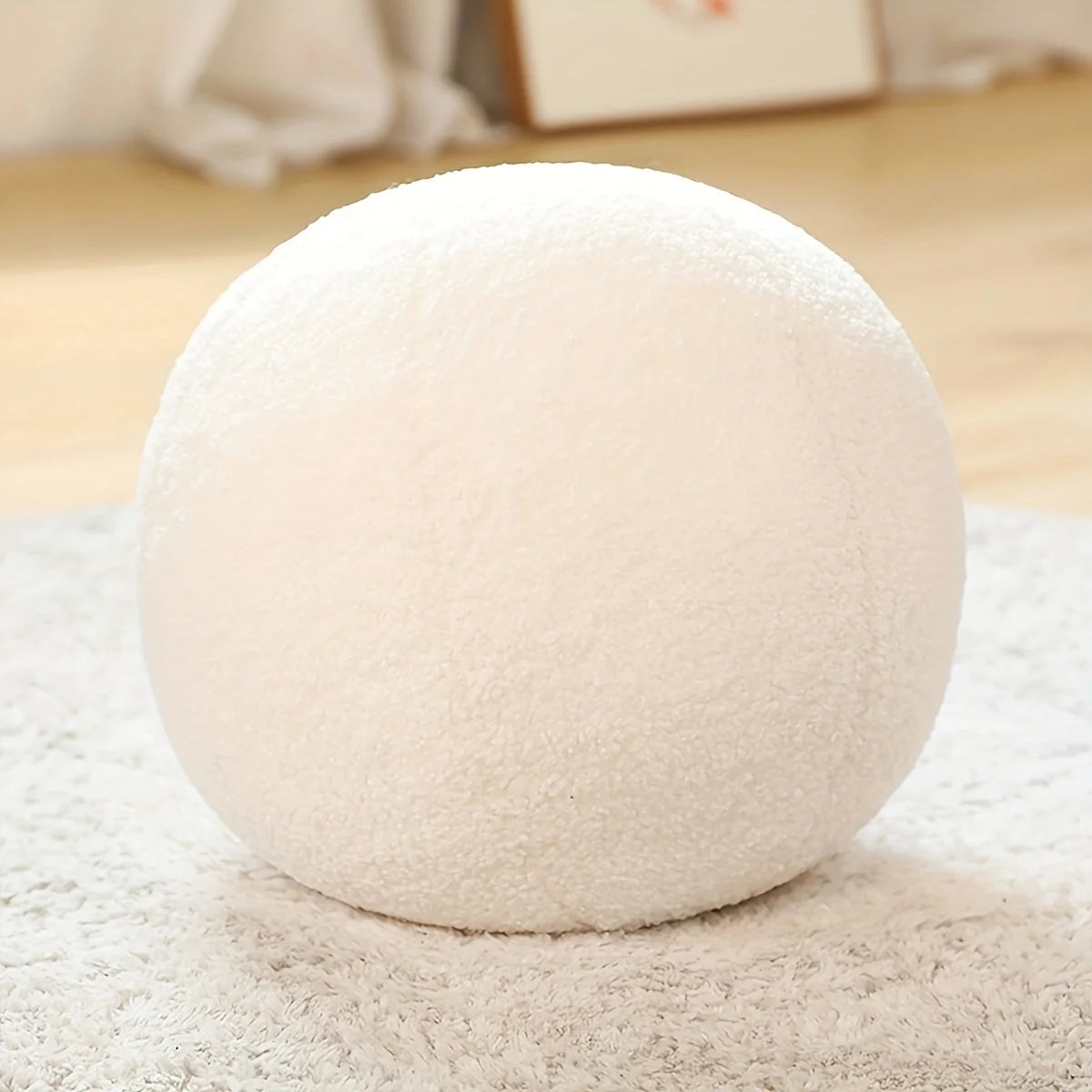 1pc Nordic style Spherical Throw Pillow Soft Cushion withZipper Closure, Fade Resistant,Cotton Filling,Home Decor Festival gifts