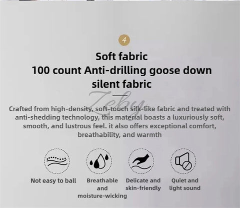 High Grade 100% White Goose Down Quilt Winter Warm Feather Duvet Queen King Cozy Lightweight 3D Bread Comforter Pinch Pleated