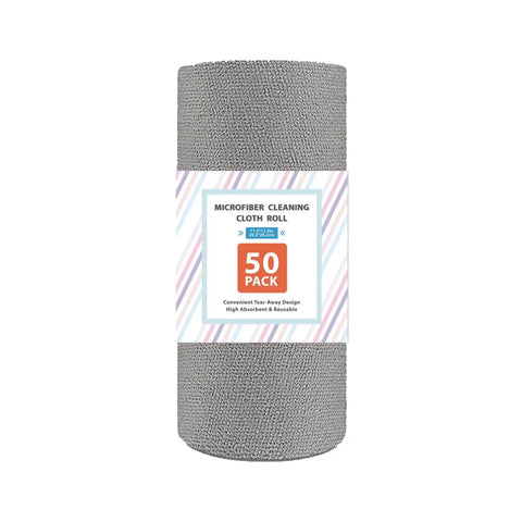 Microfiber Dishcloths, 50pcs/set Reusable Tear Away Microfiber Towels for Kitchen House Garage