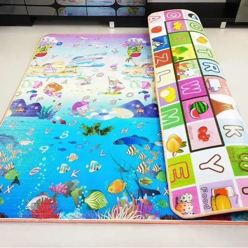 200*180cm Large Size Cartoon Baby Play Mat Xpe Puzzle Children's Mat Baby Climbing Pad Kids Rug Baby Games Mat Toys for Children