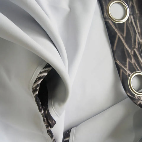 Rainforest Waterfall Print Blackout Curtain Tropical Plants Scenery Window Drapes Living Room Bedroom Nature - Themed Home Decor