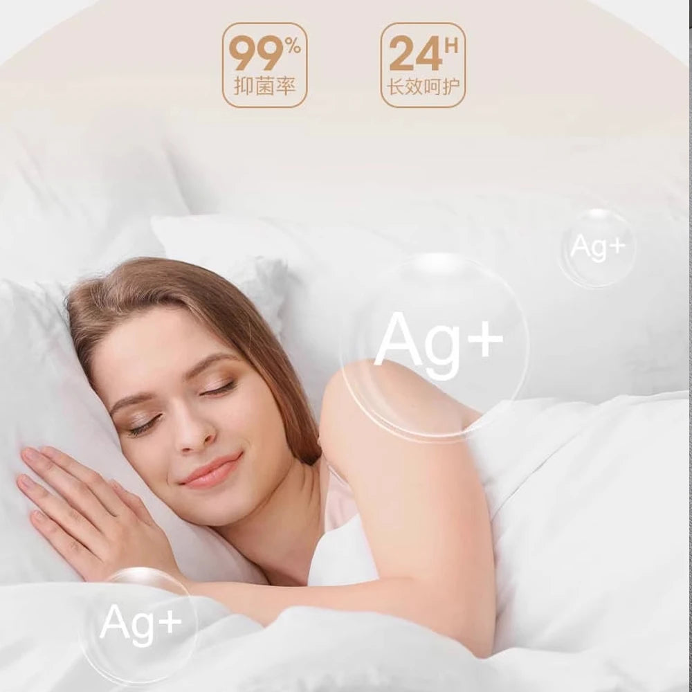 Sondeson Luxury White 100% Goose Down Pillow Down-proof Queen King 100% Cotton Bedding 3D Style Rectangle Winter Bedding Pillows