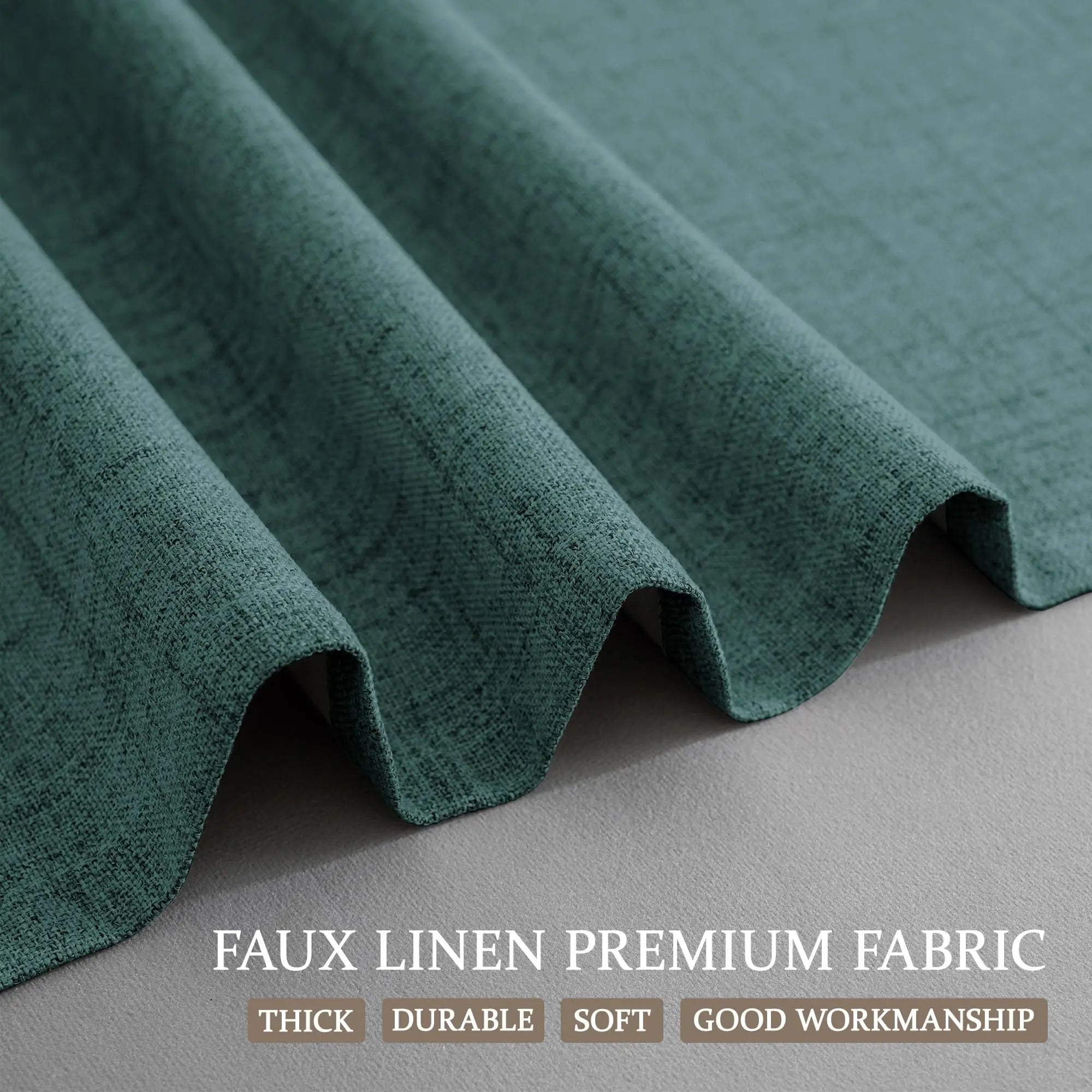 350m Height Custom Made 310CM Length 100% Blackout Living Room Curtains For Faux Linen High Ceiling Bedroom Window Curtain
