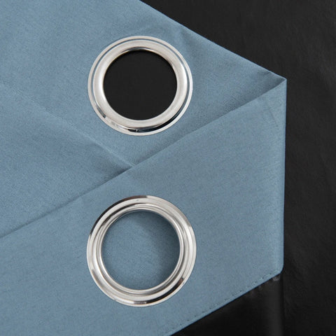 2pcs Modern 100% Blackout Curtain with Coated Lining, Solid Window Curains for Bedroom, Living Room, Dining Room, Home Decor