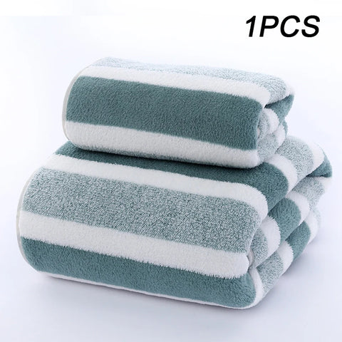 Thickening High quality bamboo charcoal coral velvet fiber bath towel Super Absorbent And Quick Drying Bath Towel Bathroom Use