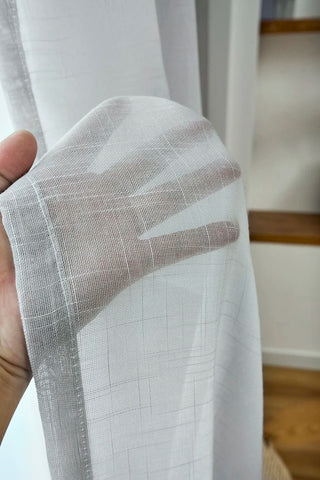 Japanese light gray linen cotton Curtains living room curtains gauze shade kitchen bedroom sitting room curtain custom size
