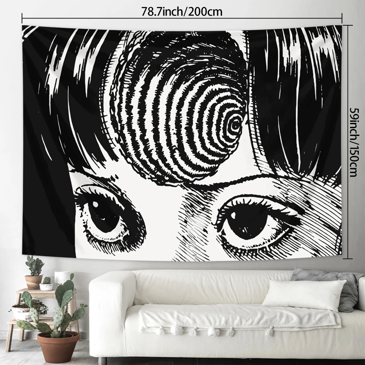 1pc Interesting Tapestry, Personalized College Dormitory Decoration Human Body Cave Tapestry Art Decoration Wall Hanging