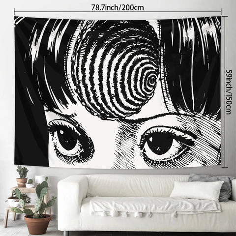 1pc Interesting Tapestry, Personalized College Dormitory Decoration Human Body Cave Tapestry Art Decoration Wall Hanging