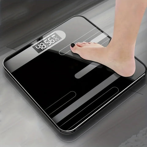 1 Piece Stylish Digital Bathroom Scale with LCD Display High Precision Floor Health Scale Battery Powered for Home Use