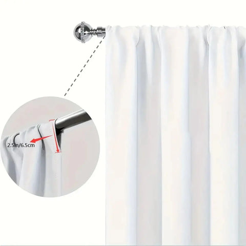 2 Pieces Boho Artistic Curtains - Modern Geometric Design With Black, Beige And Gold Accents - Semi-Sheer, Machine Washable