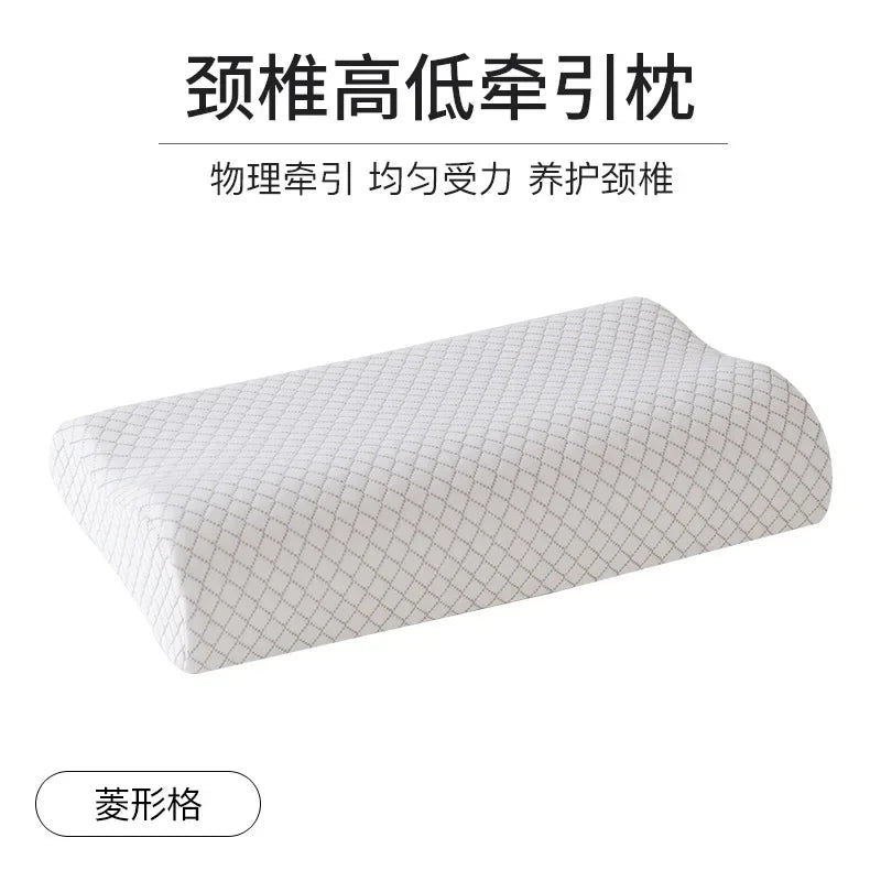 50*30cm Bamboo Fiber Pillow Slow Rebound Health Care Memory Foam Pillow Memory Foam Pillow Orthopedic Pillows Support NeckRelief