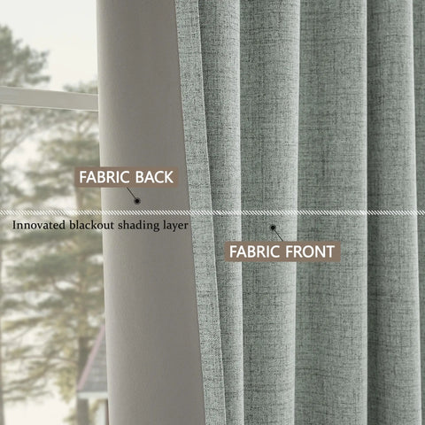 350m Height Custom Made 310CM Length 100% Blackout Living Room Curtains For Faux Linen High Ceiling Bedroom Window Curtain