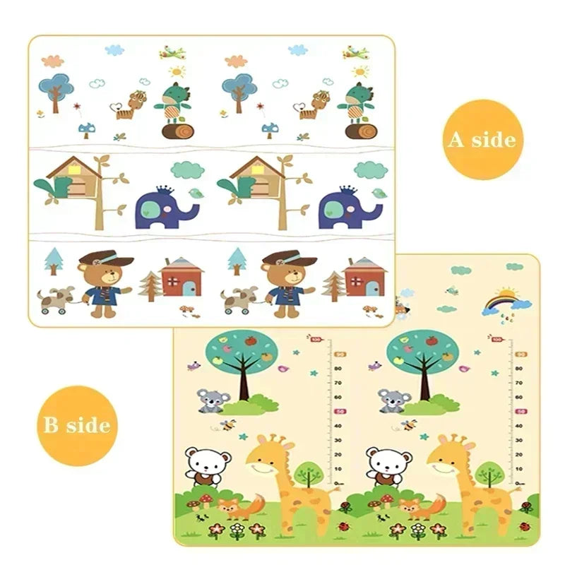200*180cm Large Size Cartoon Baby Play Mat Xpe Puzzle Children's Mat Baby Climbing Pad Kids Rug Baby Games Mat Toys for Children