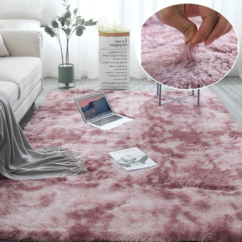 Gray Carpet for Living Room Plush Rug Bed Room Floor Fluffy Mats Anti-slip Home Decor Rugs Soft Velvet Carpets Kids Room Blanket