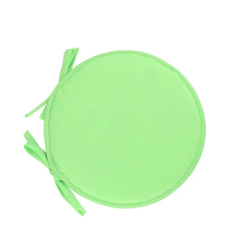 30/38cm Solid Color Round Garden Chair Pads Removable Tie-on Seat Cushion for Outdoor Bistro Stool Patio Home Dining