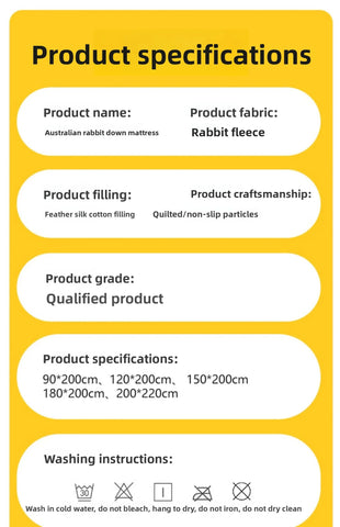 Thiened Rabbit Fur Warm Mattr Winter Home Use Milk Velvet Soft Pad Coral Velvet Bed Protector Tee Piece Set