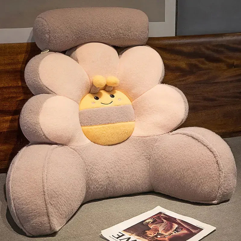 Bedside cushion pillow, office waist cushion, pillow, sleeping, reading, playing with mobile phone tools