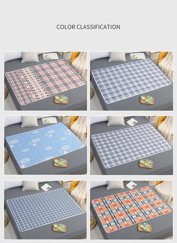 Comfortable and Durable Reusable Waterproof and Washable Mattresses Baby and Elderly Soft and Breathable Nursing Bedding