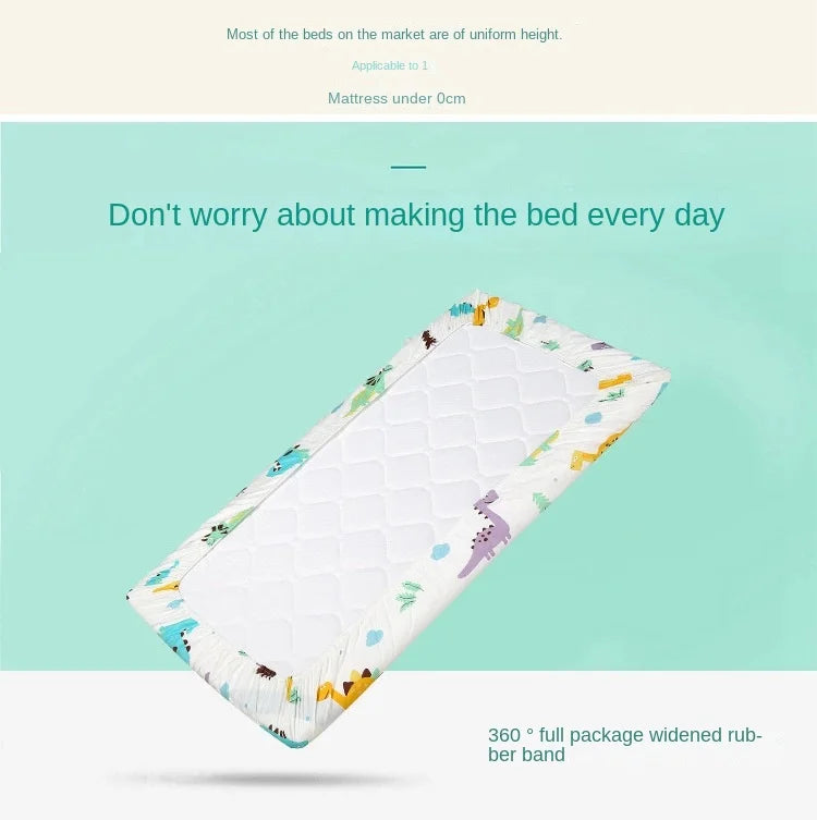 51x28inch(130x70 cm) Newborn Baby Fitted Crib Sheets Cartoon Print Bed Sheet Baby Bed Mattress Covers for Unisex Baby Boys Girls