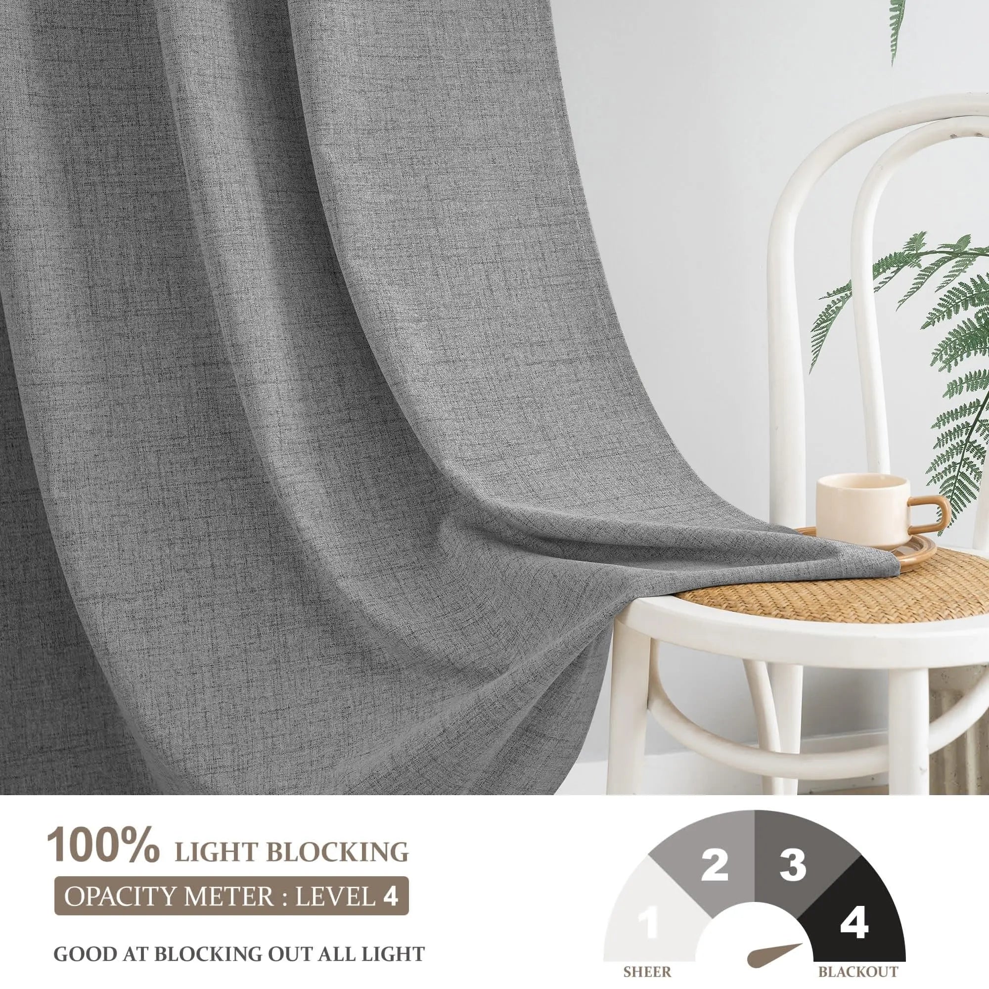 350m Height Custom Made 310CM Length 100% Blackout Living Room Curtains For Faux Linen High Ceiling Bedroom Window Curtain