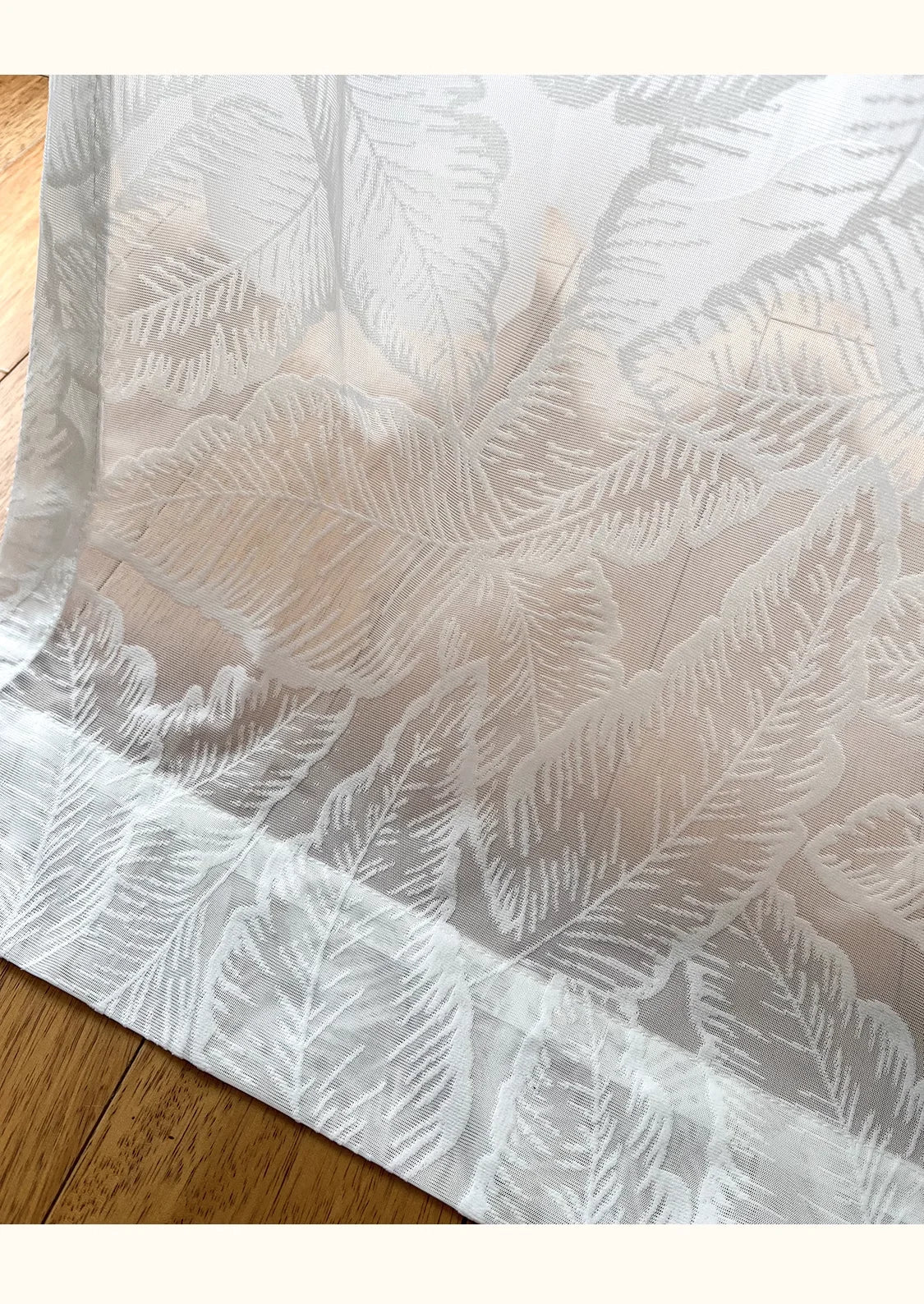 Bohemia white curtain yarn romantic 3D relief curtains for light-proof opaquefor bedroom living room balcony leaf embroidered