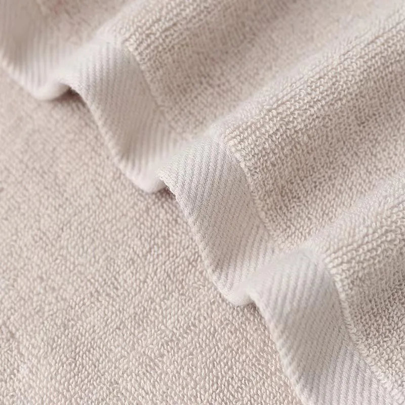 1/5/10PCS Cream Bathroom Cotton Towel 35x75cm 70x140cm Hand Face Big Bath Towel Soft Gift Absorbent Sport Absorbent Towel 수건 세트