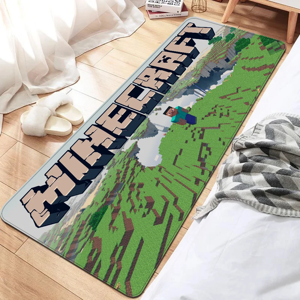 Hot Game M-Minecrafts Kitchen Mat Cheaper Anti-slip Modern Living Room Balcony Printed Modern Home Decor