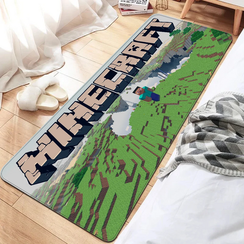 Hot Game M-Minecrafts Kitchen Mat Cheaper Anti-slip Modern Living Room Balcony Printed Modern Home Decor