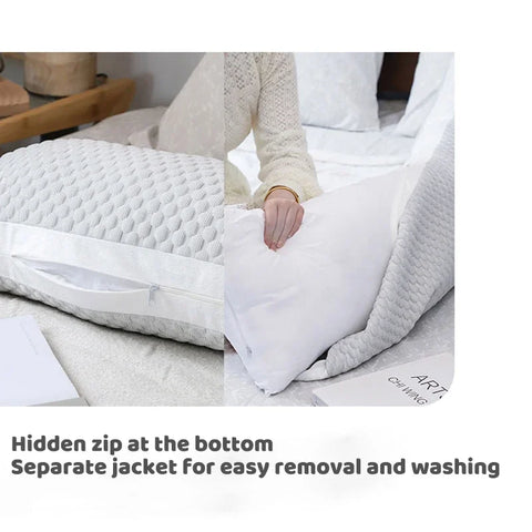 Body Pillow Cooling Memory Foam Body Pillows for Adults Sleeping Long Pillow for Bed Big Large Firm Full Body Pillow 59x10 Inch