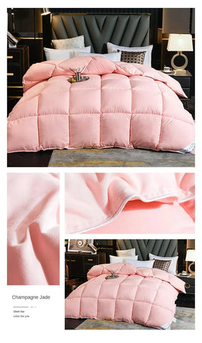 Anti-feather cloth 95 white goose down duvet silent winter quilt warm hotel gift quilt quilt core for home use
