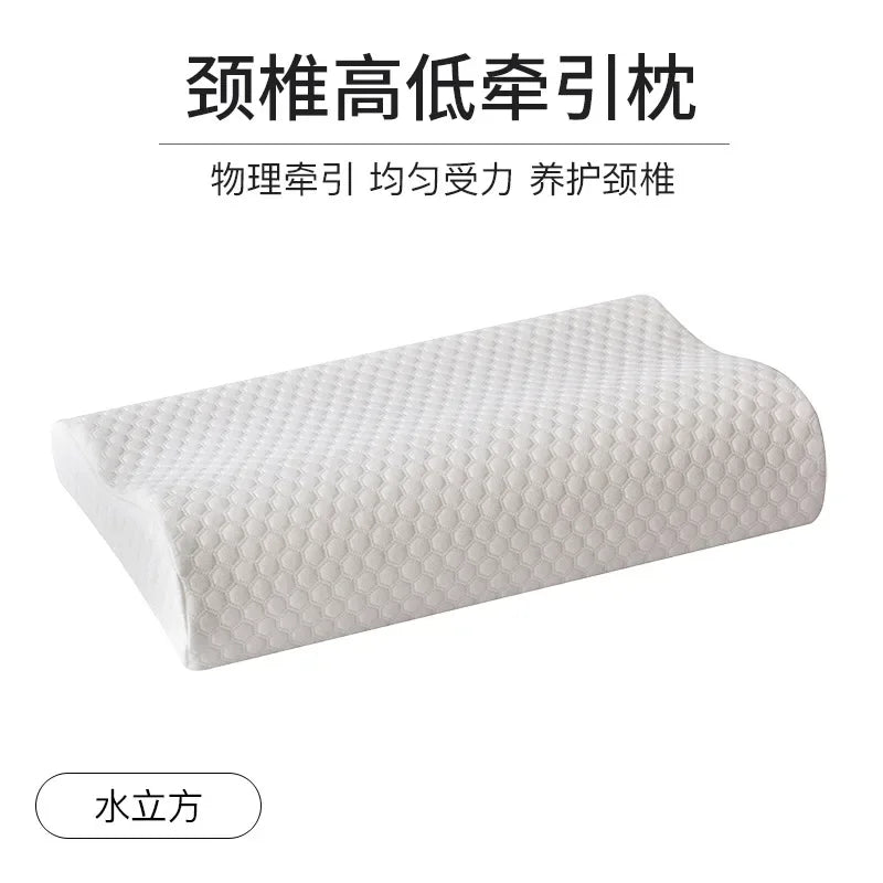 50*30cm Bamboo Fiber Pillow Slow Rebound Health Care Memory Foam Pillow Memory Foam Pillow Orthopedic Pillows Support NeckRelief