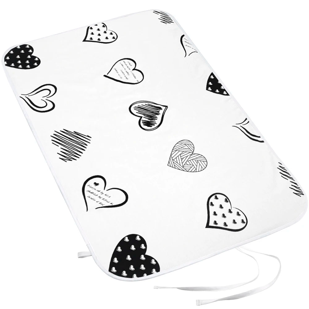 Portable Heat-Resistant Ironing Mat, Foldable Ironing Pad ,Travel Ironing Blanket,Space-Saving Design for Travel/Home Use, Fits
