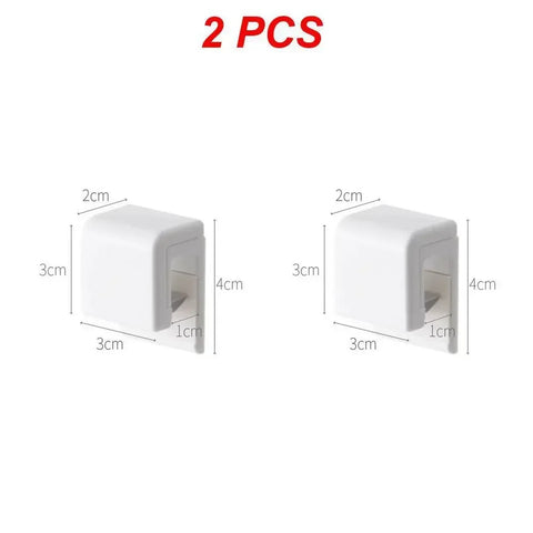 Punch-free Toothpaste Holder Wall-mounted Hook Holders Storage Rack Facial Cleanser Toothpaste Organizer Bathroom Accessories