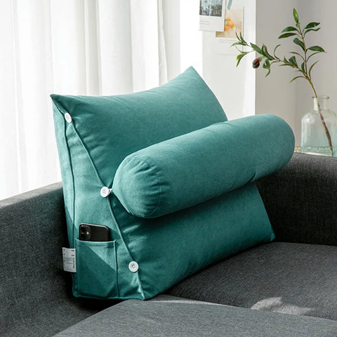 Sofa cushion, simple triangular cushion, pillow, living room backrest