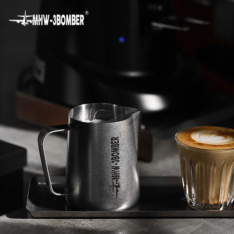 MHW-3BOMBER 3.0 Milk Frothing Pitcher 450/600ml Stainless Steel Steam Milk Pitcher Jug for Espresso Latte Art Coffee Accessories