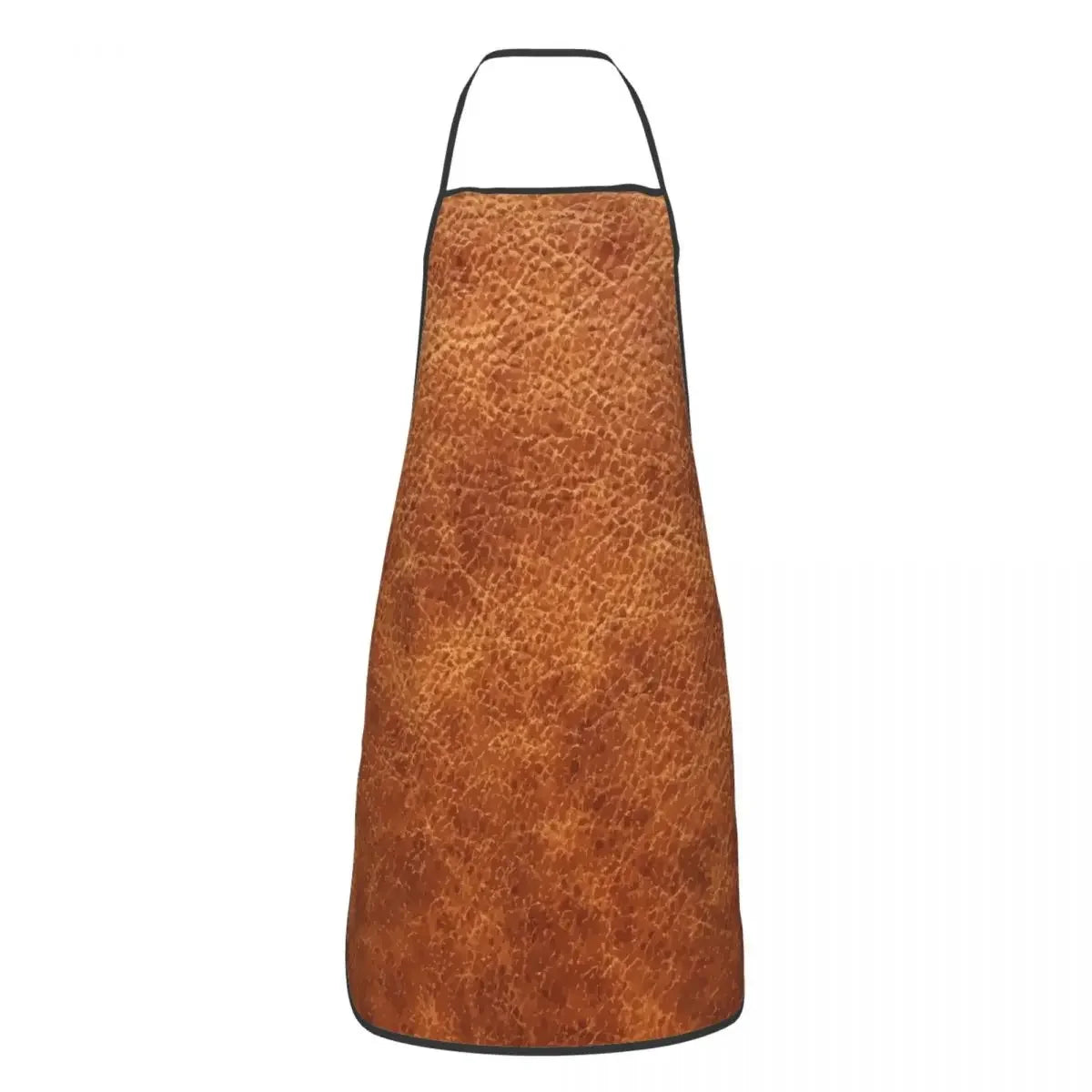 Custom Bib Vintage Black And Brown Stitched Leather Aprons Men Women Adult Chef Kitchen Cooking Medieval Style Tablier Cuisine