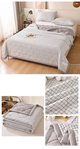 Cool Feeling Quilt Adults Kids Room Comforter 150x200/180x200/200x230cm Blanket Summer Duvet couette de lit (No Pillowcase)