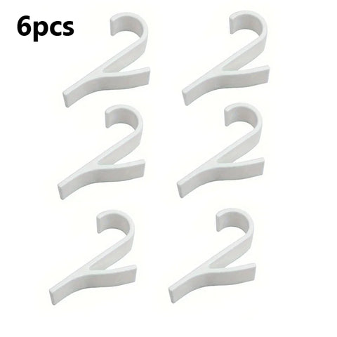 2/6Pcs Bathroom Shower Towel Holder Hanger Heated Radiator Rail Hooks Clips Storage Racks Clothes Scarf Hanger Hooks
