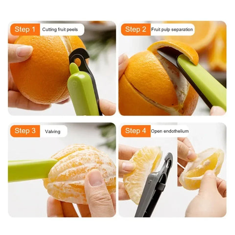 Peeler Fruit Stripper Orange Device Peeling Knife Multifunctional Grapefruit Lemon Orange Cutter Kitchen Fruit Vegetable Tools