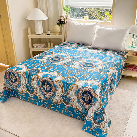 A printed sheet, soft and comfortable breathable bedding for bedrooms, guest rooms, all seasons