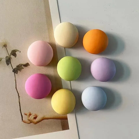 10pcs Cartoon Fridge Magnets Frosted Round Magnets Nordic Personalized Home Decor Whiteboard Photo Message Board Home Decor