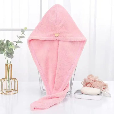 Quick Dry Hair Quick Drying Microfiber Towels Bathroom Bathroom Accessories Nursing Cap With Buckle Sauna Spa Towel Bath