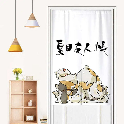 Cute Cartoon Animals Door Curtain Partition Curtains Doorway Bedroom Cafe Decor Half Curtain Kitchen Entrance Hanging Curtains