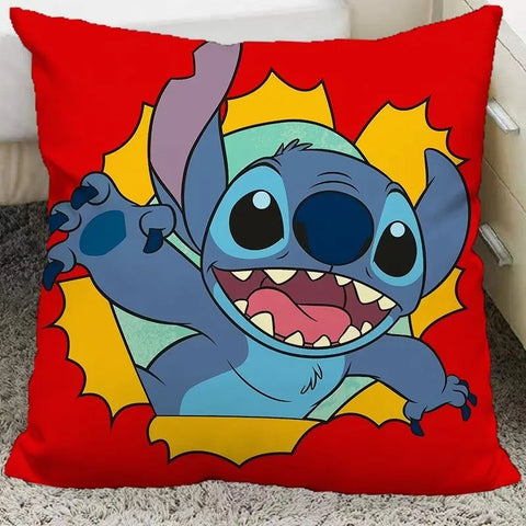Cute interstellar baby Stitch pillow cover polyester material living room sofa cushion cover bedroom room home decoration