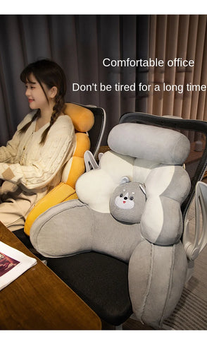 Bedside cushion pillow, office waist cushion, pillow, sleeping, reading, playing with mobile phone tools