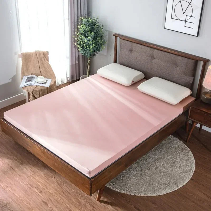 360° Fully Enclosed Mattress Protector Cover withZipper Polyester Student Dormitory Single MattressCover Floor Cushion Protector
