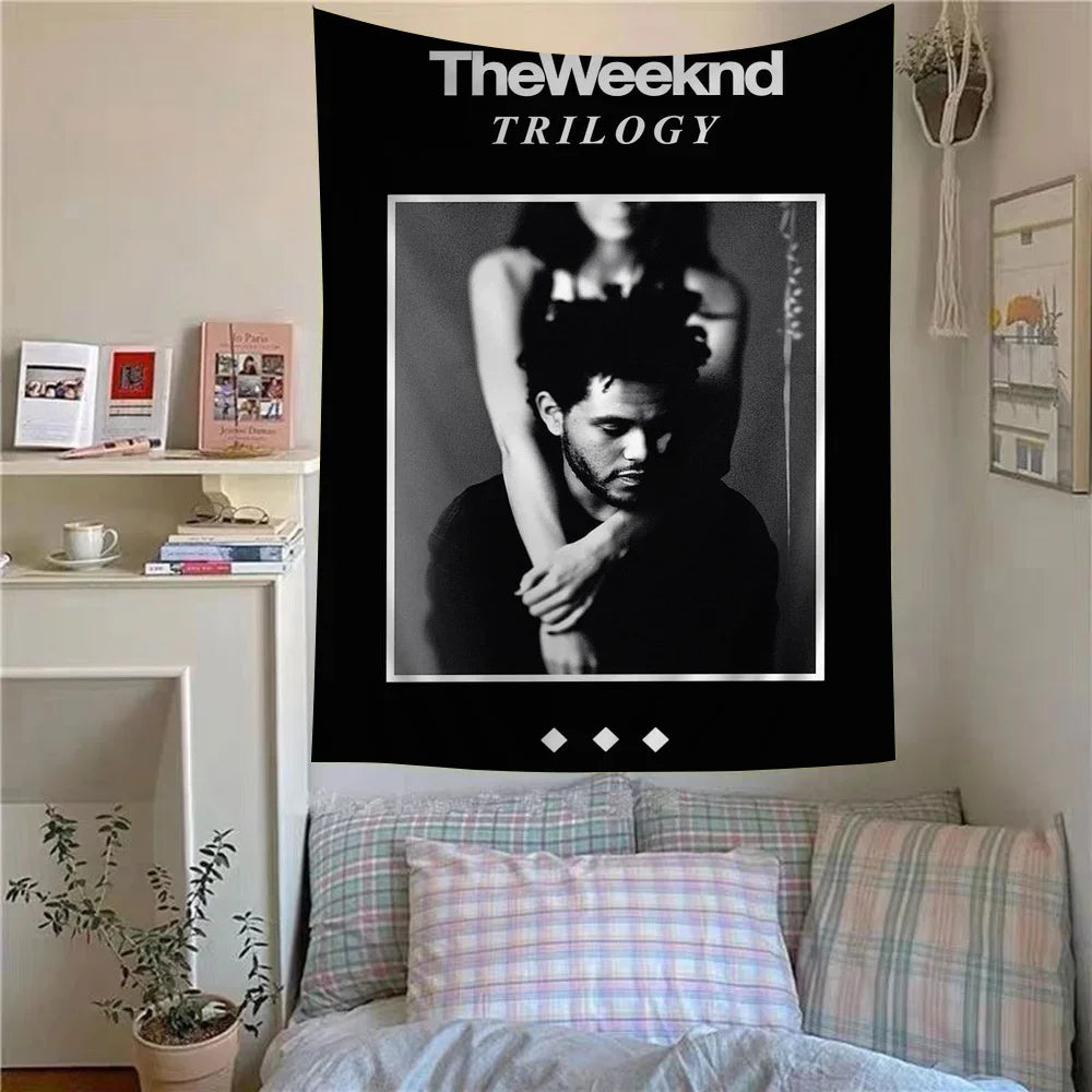 The Weeknd DIY Wall Tapestry Bohemian Wall Tapestries Mandala Home Decor